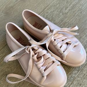 Mini Melissa: Pink tennis sneakers size 11 toddler